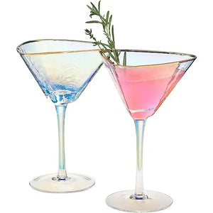 Iridescent Hammered Martinis