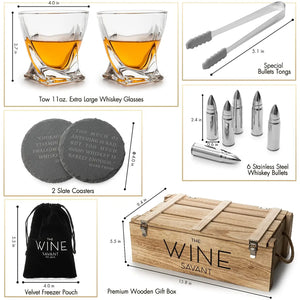Whiskey 6 Bullet Set