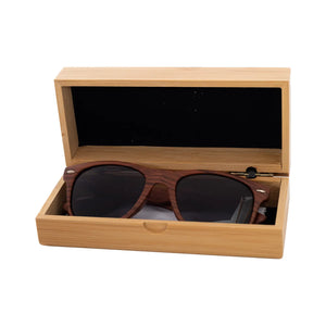 His Wooden Sunglasses