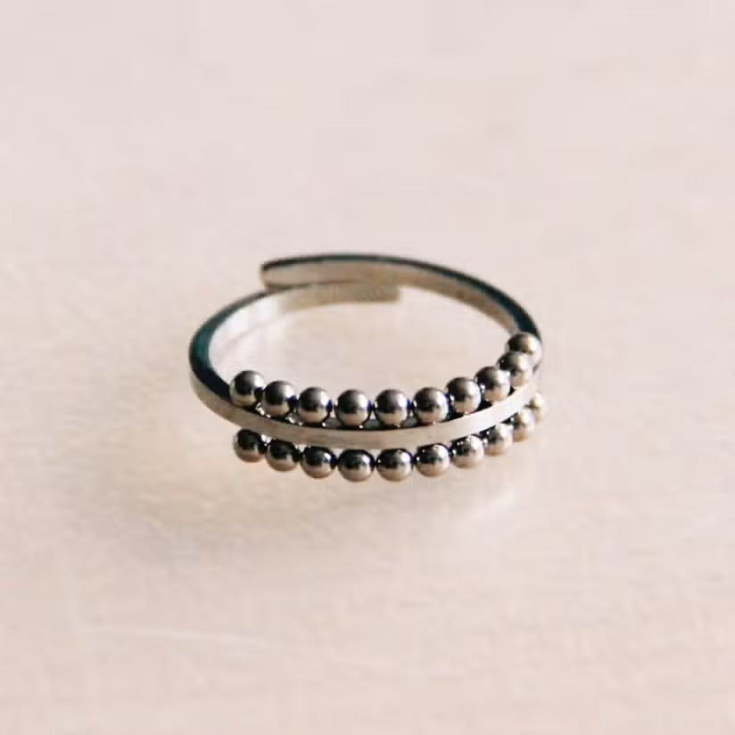 Dotted Steel Ring