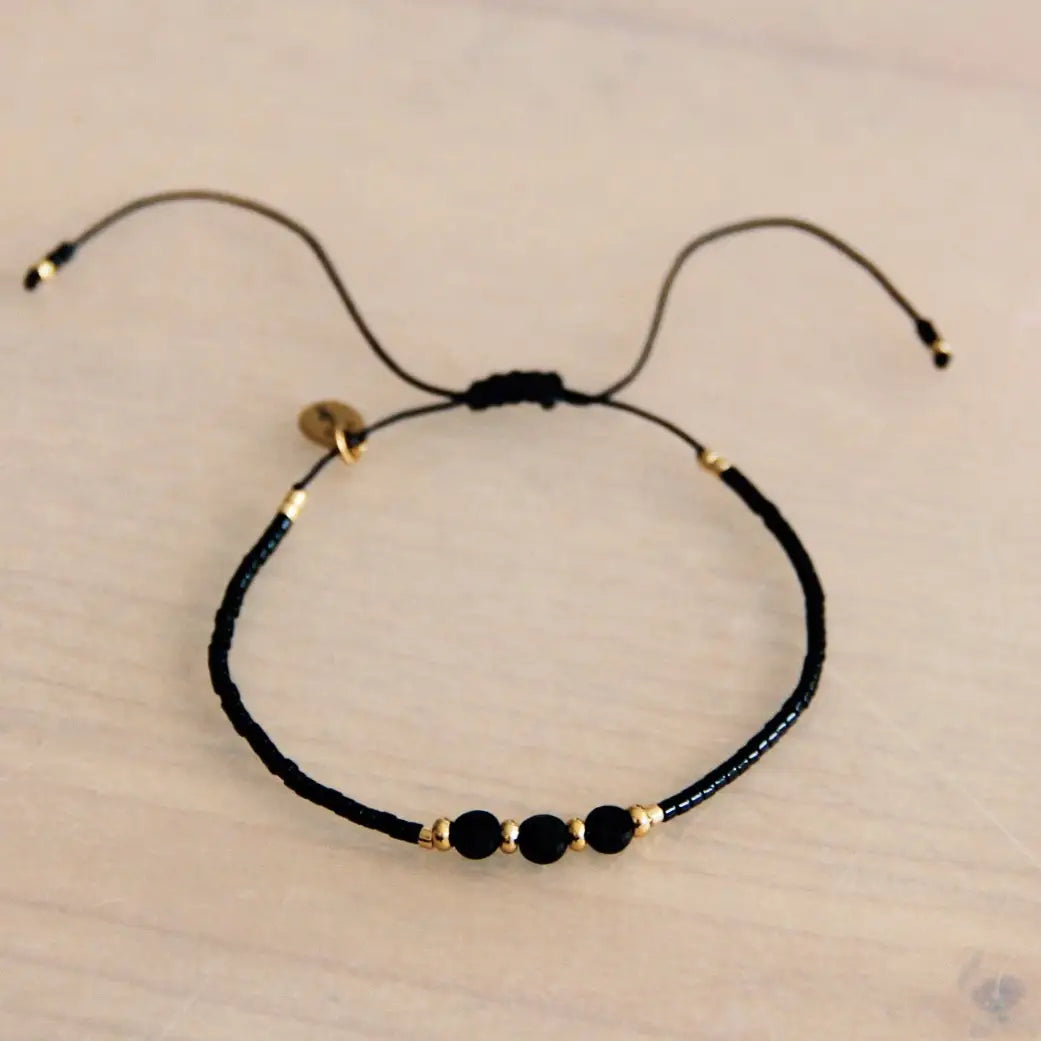 Miyuki Black Bracelet