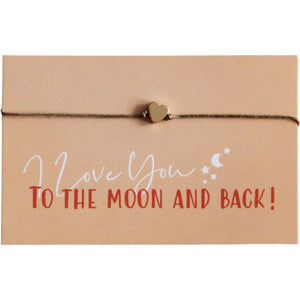 Wish Card “I Love You To The Moon and Back!”