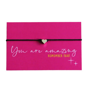 Wish Card ‘You are Amazing’ Pink