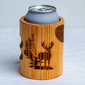 The Buck Wood Koozie