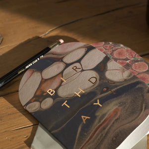 Marble Birthday Card