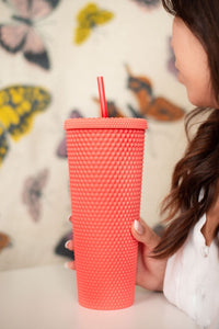 Matte Coral Studded