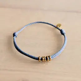 Twisted Light Blue Bracelet
