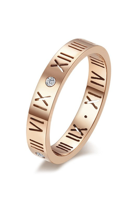 Roman numeral cartier ring Clearance